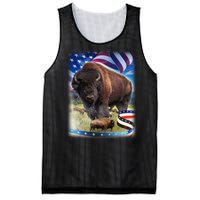 American Bison USA Flag Buffalo Mesh Reversible Basketball Jersey Tank