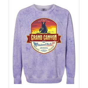 American Black Bear Grand Canyon National Park Colorblast Crewneck Sweatshirt