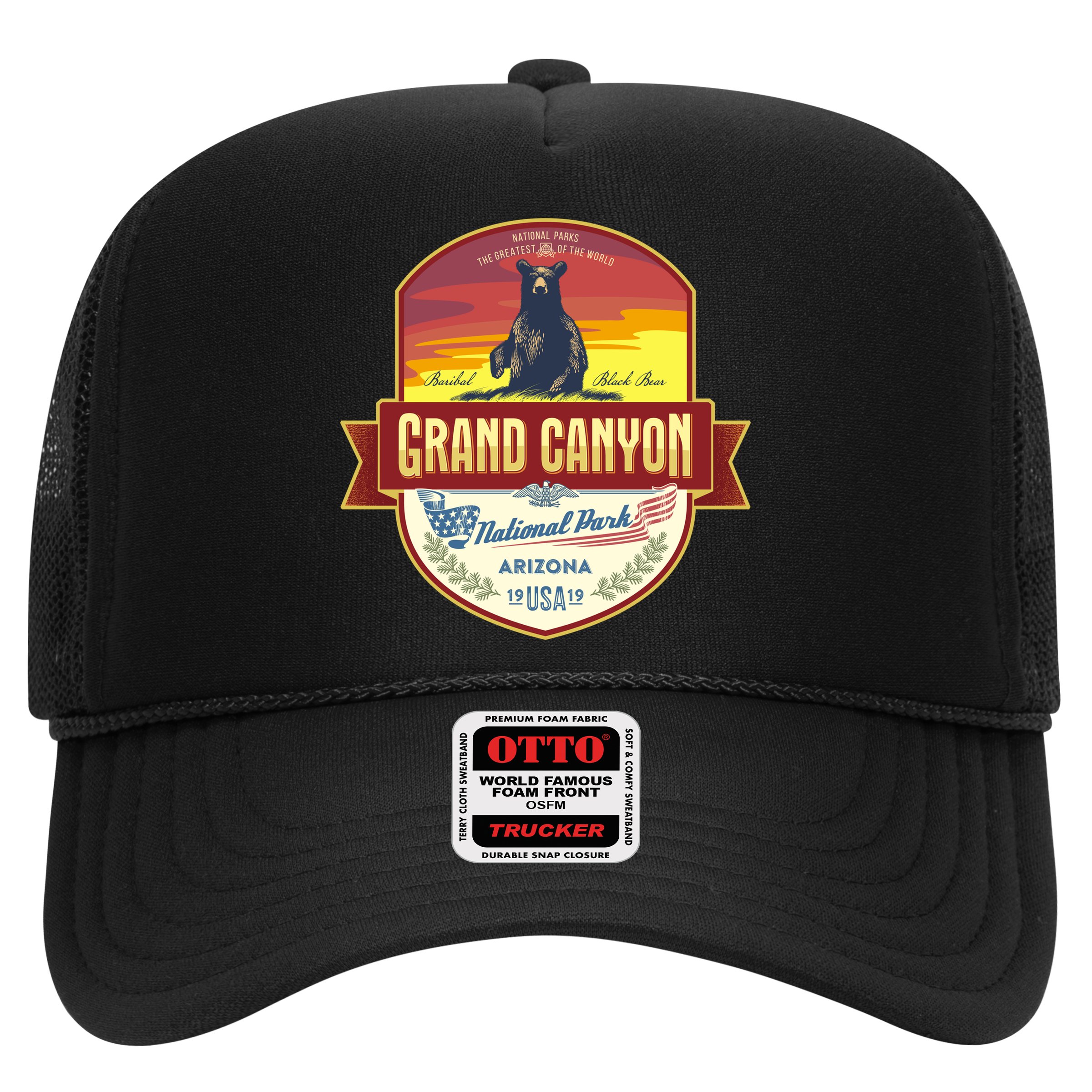 American Black Bear Grand Canyon National Park Hat