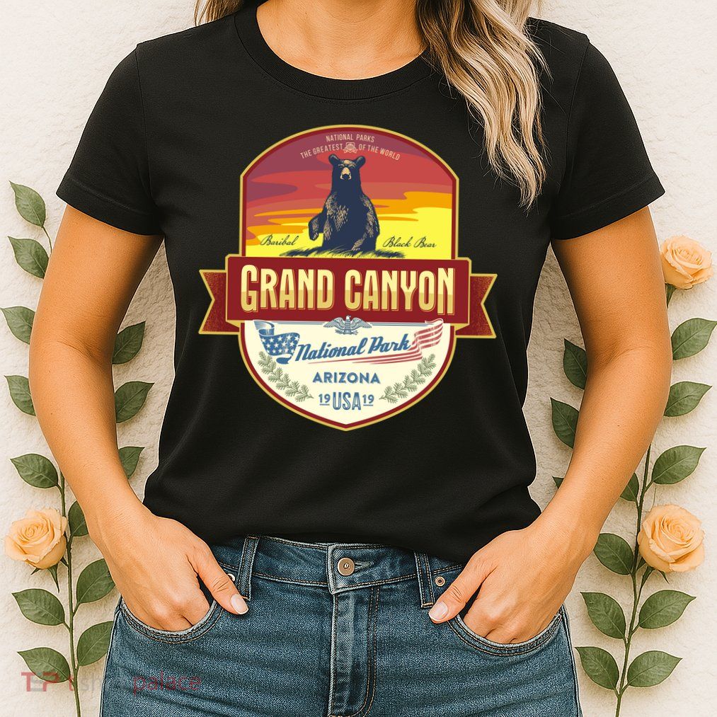 American Black Bear Grand Canyon National Park Womens T-Shirt