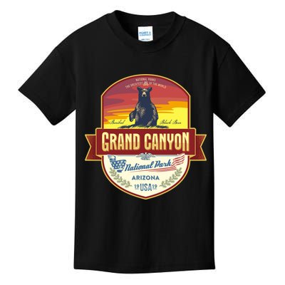 American Black Bear Grand Canyon National Park Kids T-Shirt
