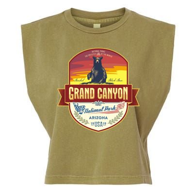 American Black Bear Grand Canyon National Park Garment-Dyed Women's Muscle Tee