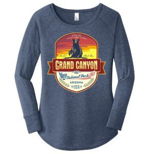 American Black Bear Grand Canyon National Park Women's Perfect Tri Tunic Long Sleeve Shirt