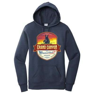 American Black Bear Grand Canyon National Park Women's Pullover Hoodie