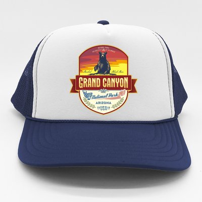 American Black Bear Grand Canyon National Park Trucker Hat