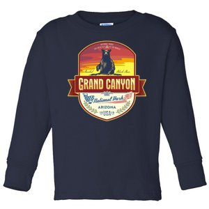 American Black Bear Grand Canyon National Park Toddler Long Sleeve Shirt