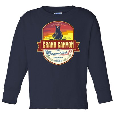 American Black Bear Grand Canyon National Park Toddler Long Sleeve Shirt