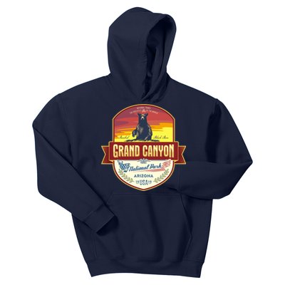 American Black Bear Grand Canyon National Park Kids Hoodie