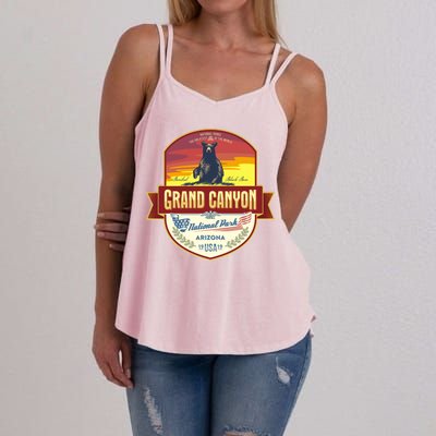 American Black Bear Grand Canyon National Park Women's Strappy Tank