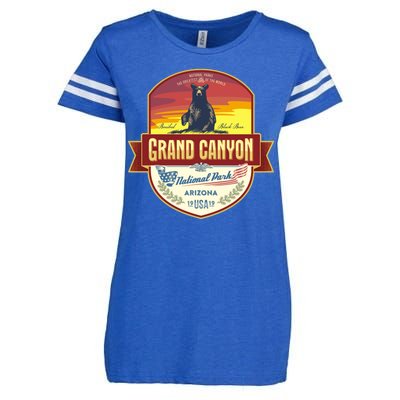 American Black Bear Grand Canyon National Park Enza Ladies Jersey Football T-Shirt