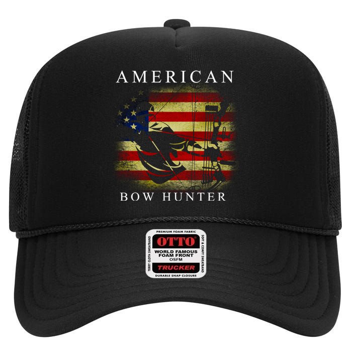 American Bow Hunter High Crown Mesh Back Trucker Hat