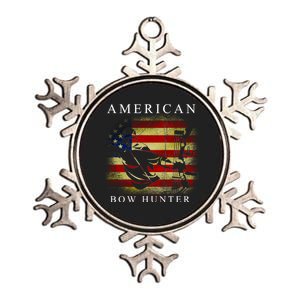 American Bow Hunter Metallic Star Ornament