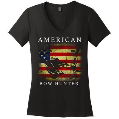 American Bow Hunter Women's V-Neck T-Shirt