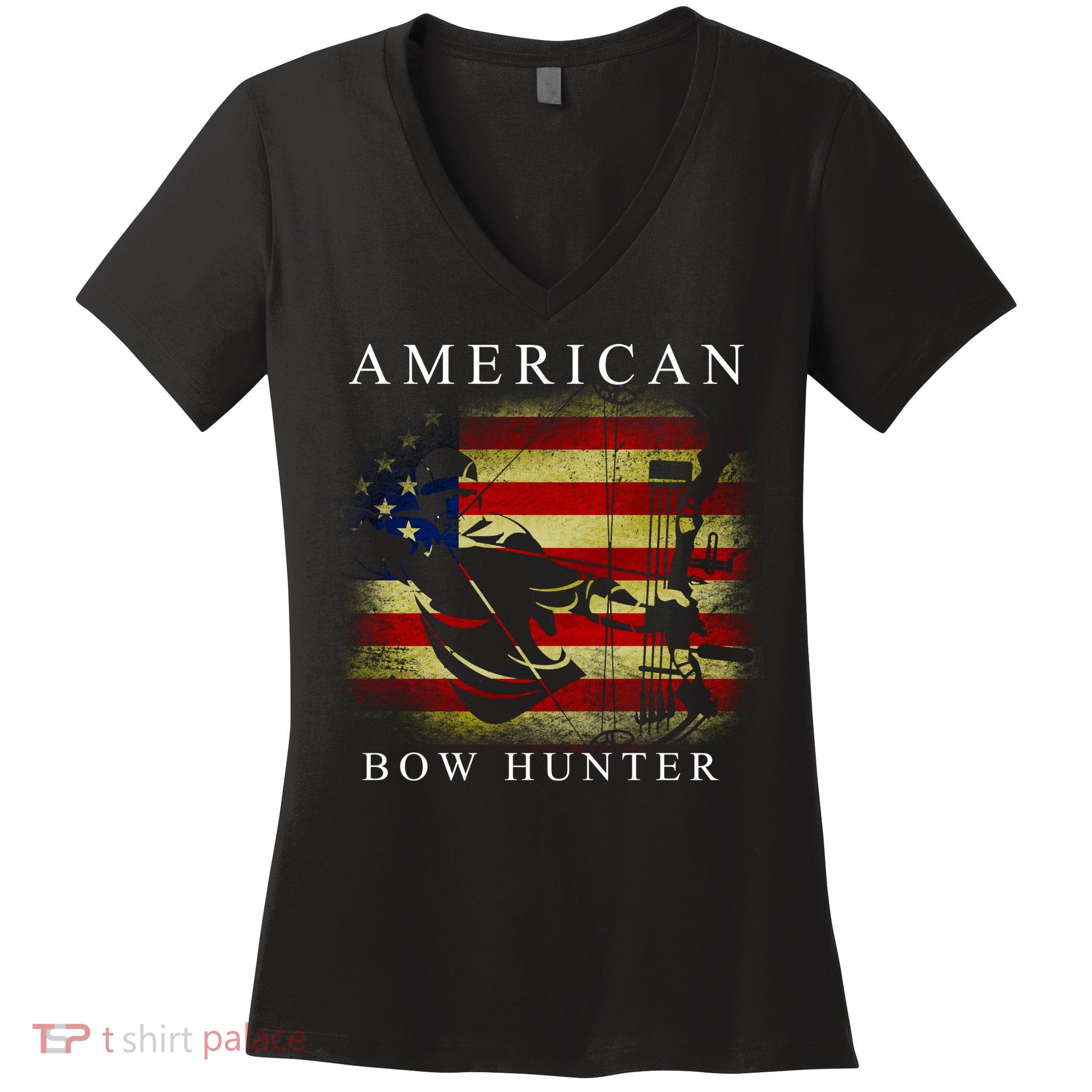 American Bow Hunter Women's V-Neck T-Shirt