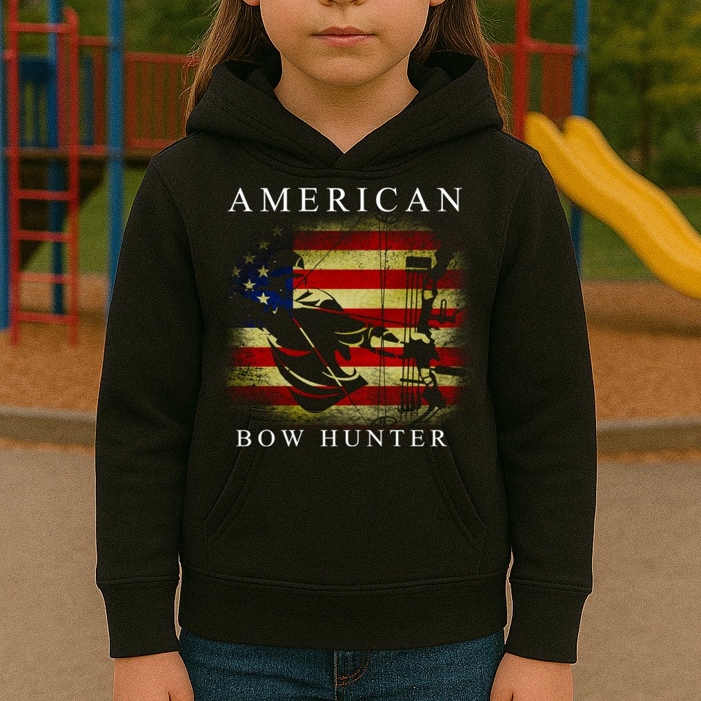American Bow Hunter Kids Hoodie