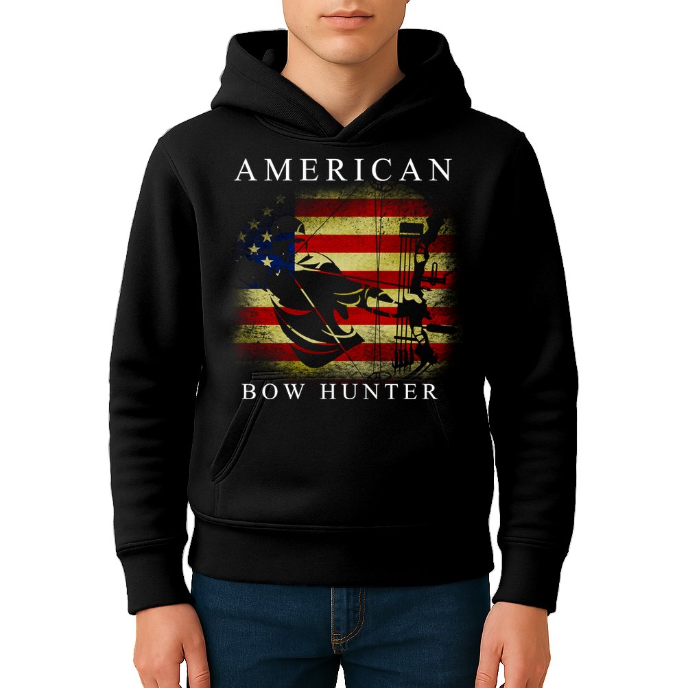 American Bow Hunter Kids Hoodie