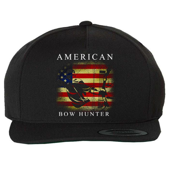 American Bow Hunter Wool Snapback Cap