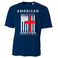 American By Birth Christian By The Grace Of God Cooling Performance Crew T-Shirt