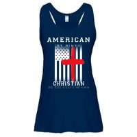 American By Birth Christian By The Grace Of God Ladies Essential Flowy Tank