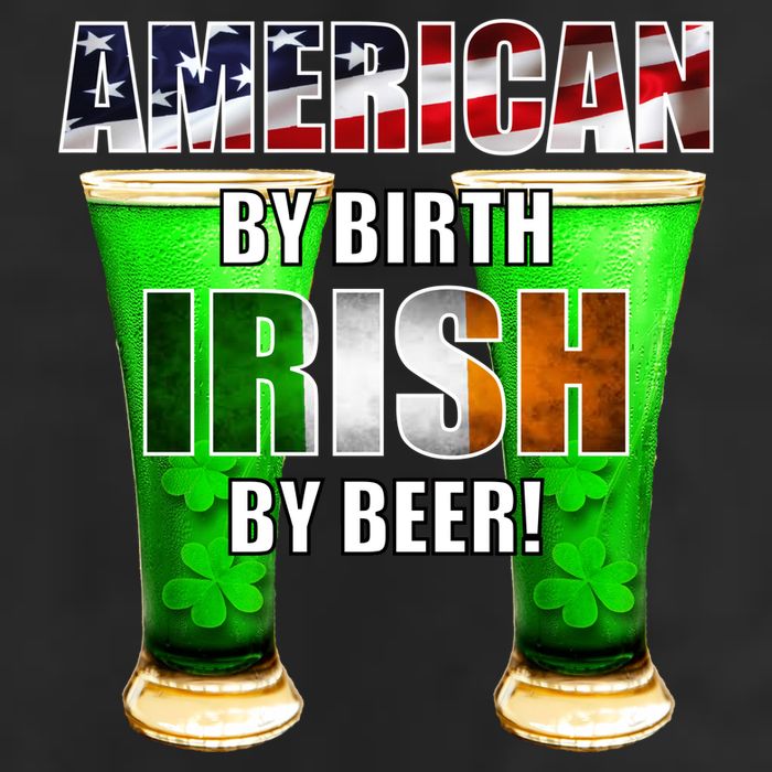 American By Birth Irish By Beer St. Patrick's Day Cool Comfort Performance Bucket Hat