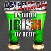 American By Birth Irish By Beer St. Patrick's Day Vector Backpack