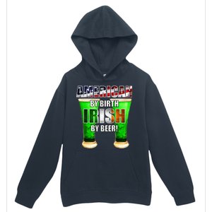 American By Birth Irish By Beer St. Patrick's Day Urban Pullover Hoodie