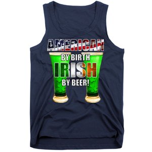 American By Birth Irish By Beer St. Patrick's Day Tank Top