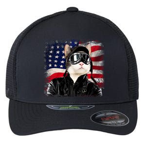 American Cat Air Force Pilot  Flexfit Unipanel Trucker Cap