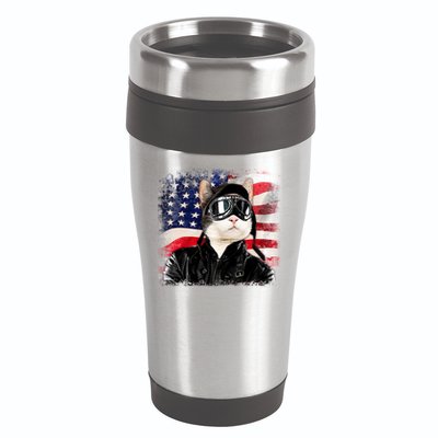 American Cat Air Force Pilot  16oz Travel Tumbler