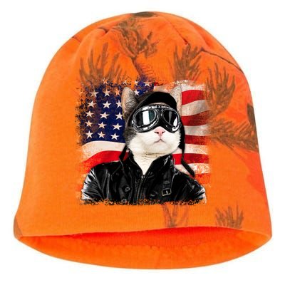 American Cat Air Force Pilot  Kati - Camo Knit Beanie