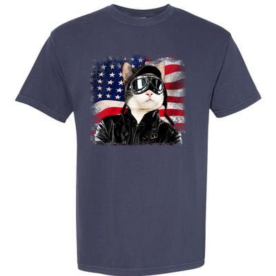 American Cat Air Force Pilot  Garment-Dyed Heavyweight T-Shirt