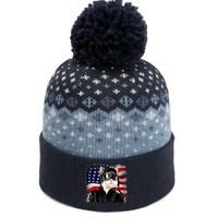 American Cat Air Force Pilot  The Baniff Cuffed Pom Beanie