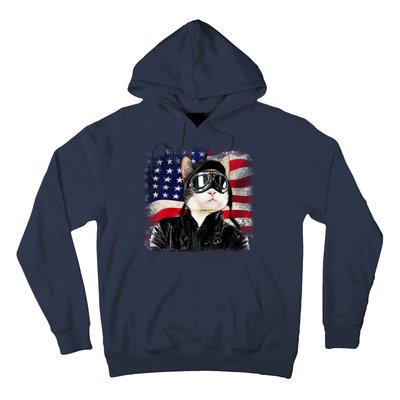 American Cat Air Force Pilot  Hoodie