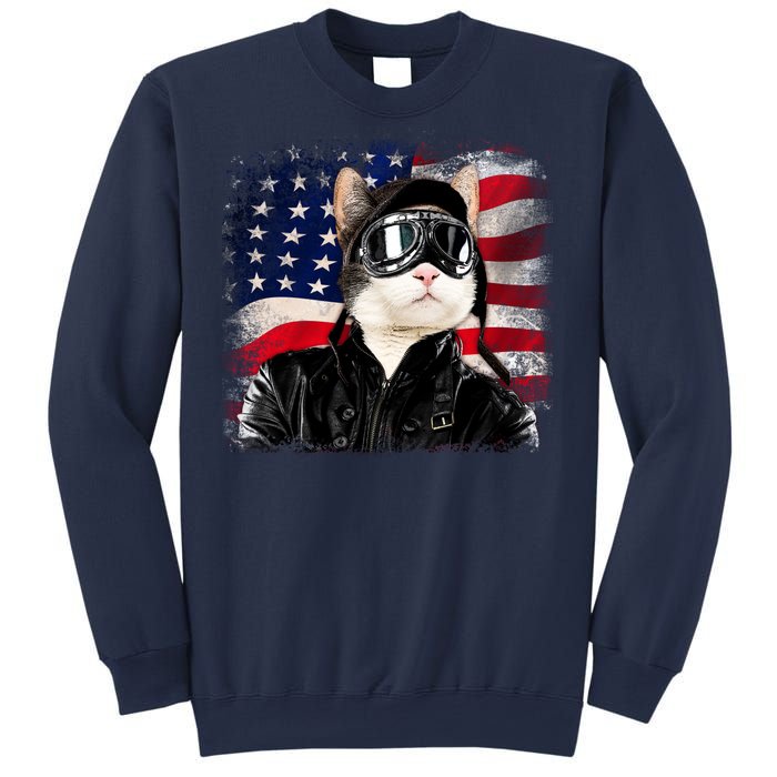 American Cat Air Force Pilot  Sweatshirt