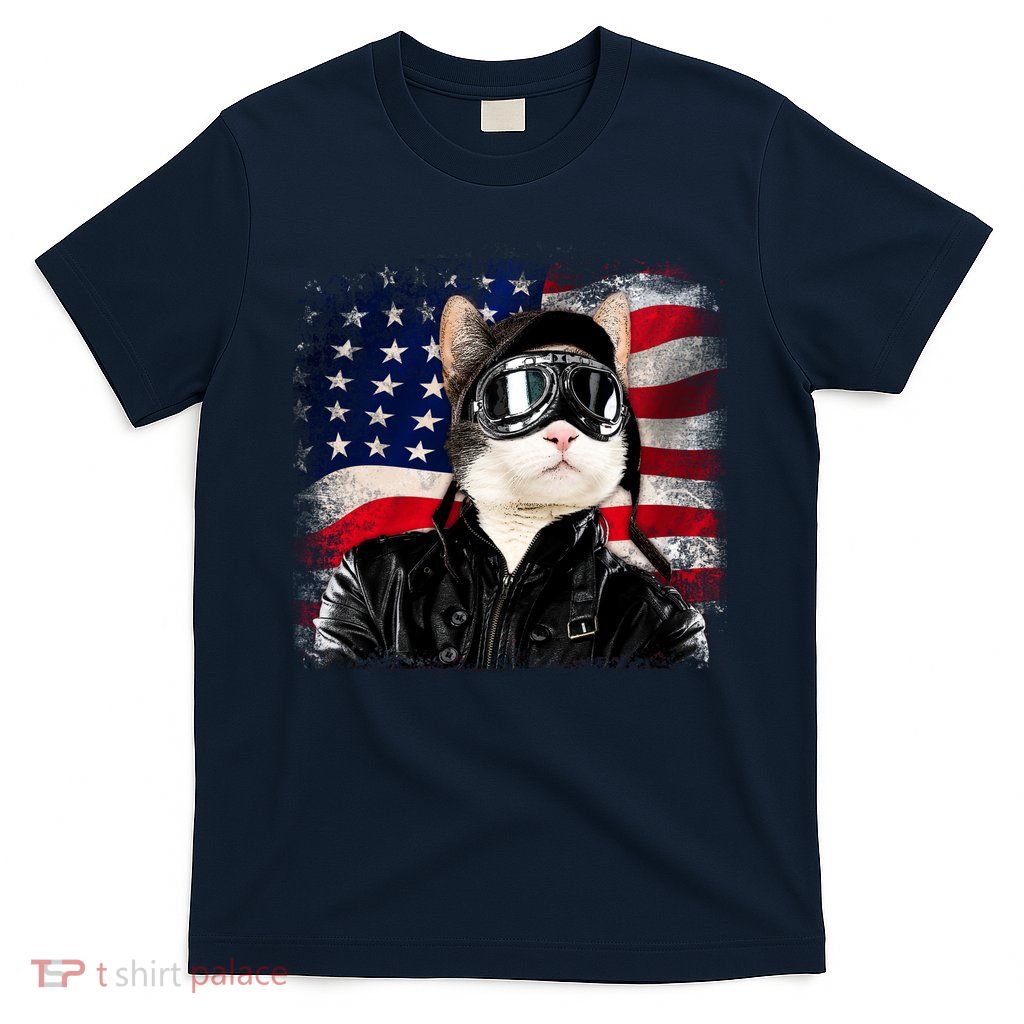 American Cat Air Force Pilot  T-Shirt