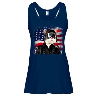 American Cat Air Force Pilot  Ladies Essential Flowy Tank