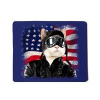 American Cat Air Force Pilot  Mousepad