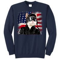 American Cat Air Force Pilot  Tall Sweatshirt