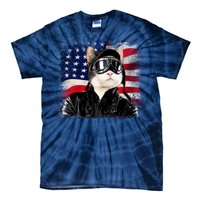 American Cat Air Force Pilot  Tie-Dye T-Shirt