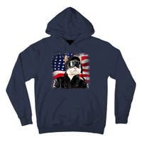 American Cat Air Force Pilot  Tall Hoodie