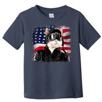 American Cat Air Force Pilot  Toddler T-Shirt