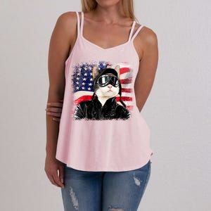 American Cat Air Force Pilot  Women's Strappy Tank