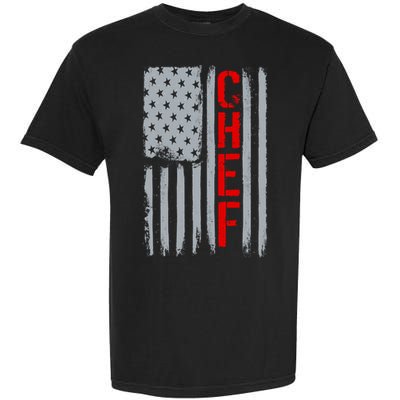American Chef USA Flag Garment-Dyed Heavyweight T-Shirt