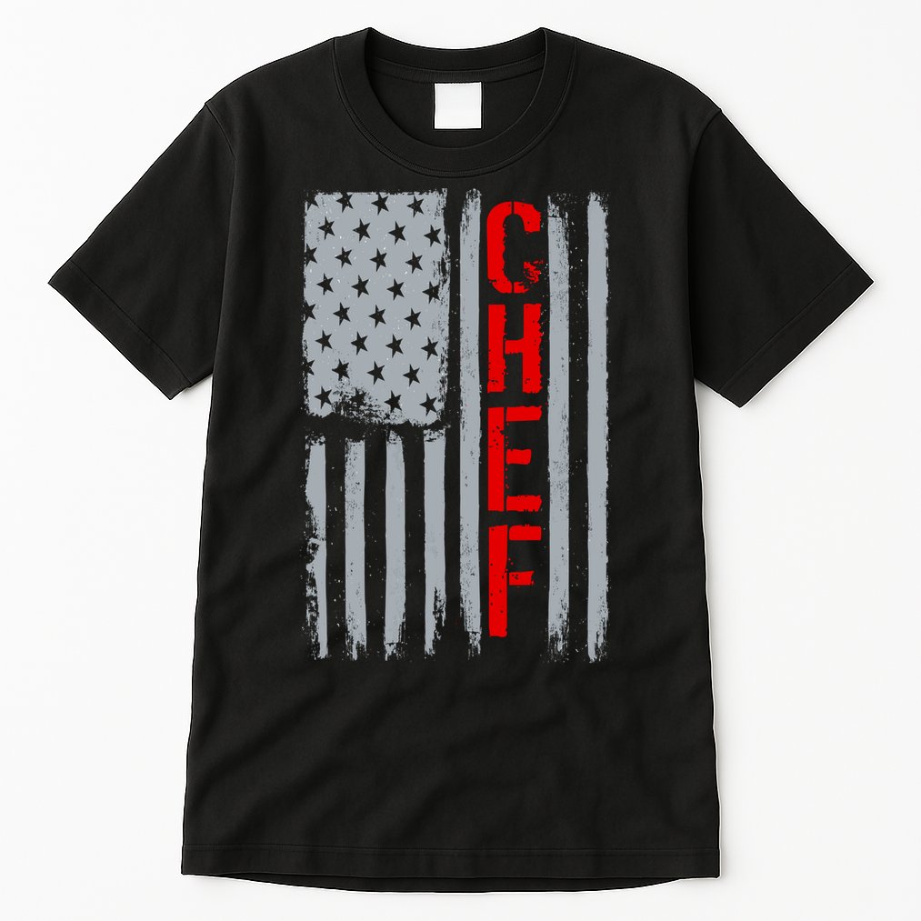 American Chef USA Flag Tall T-Shirt