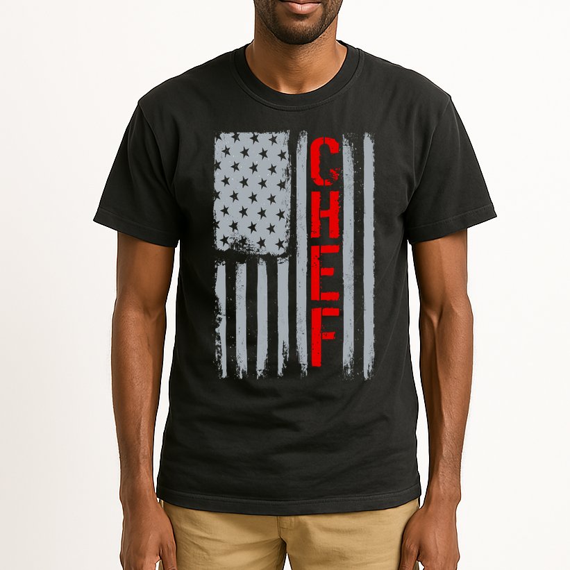 American Chef USA Flag Tall T-Shirt