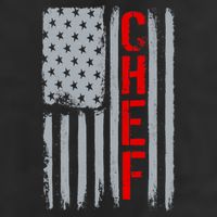 American Chef USA Flag Adult Drive Performance Visor