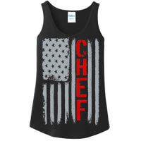 American Chef USA Flag Ladies Essential Tank