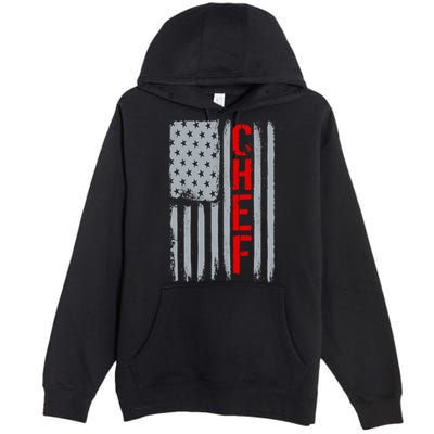 American Chef USA Flag Premium Pullover Hoodie