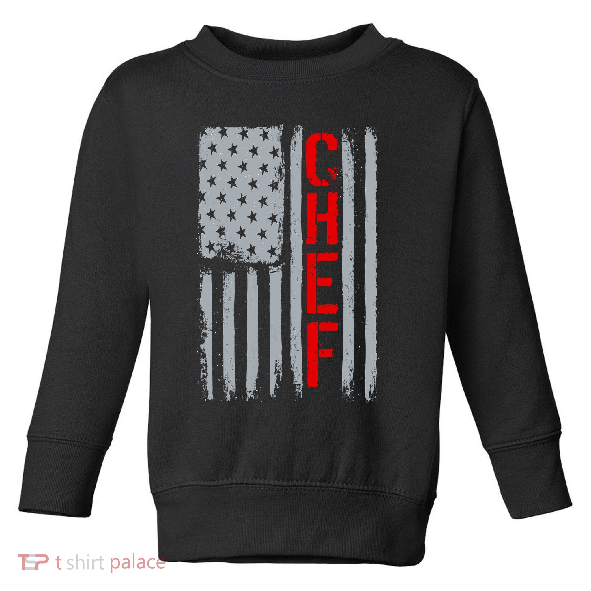 American Chef USA Flag Toddler Sweatshirt