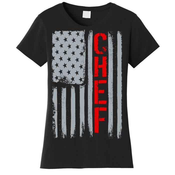 American Chef USA Flag Women's T-Shirt